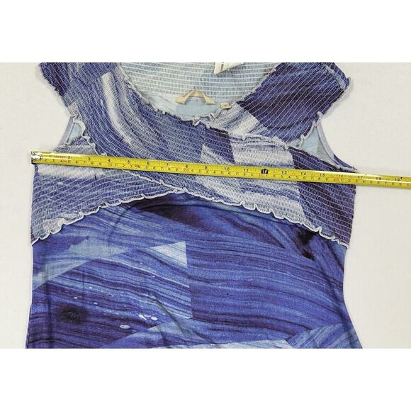 Soft Surroundings Delphinium Long Maxi Dress NWT Size M Blue White - Picture 8 of 9